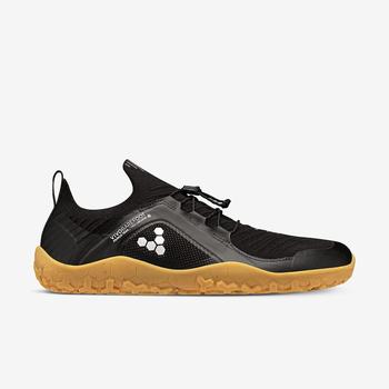 Vivobarefoot Primus Trail Knit Fg Hardloopschoenen Heren Zwart | Nederland 0009OKIR